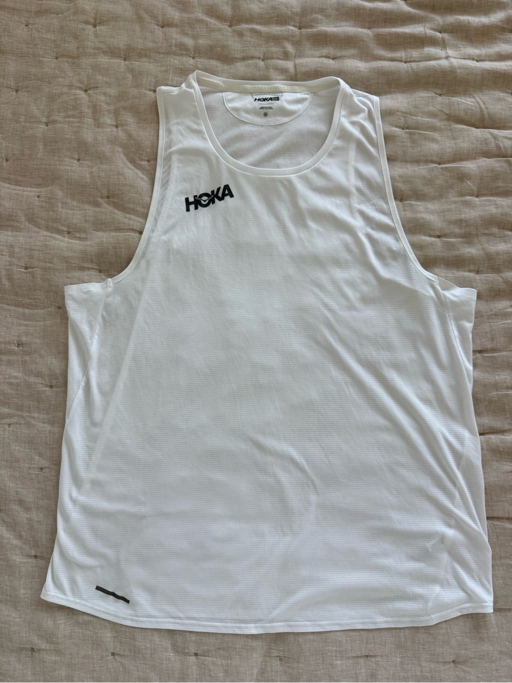 Hoka Tank Top Mens Glide Singlet Running Training Hiking lightweight Size XL